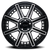 DOORBUSTER PRICING! - Ion 149 Wheel 20x9 6x139.7 Gloss Black Machined -12mm | 149-2983B
