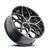 Kraze Kr184 Ricochet Wheels Rims 20x8.5 5x112 5x114.3 Gloss Black Machined 38mm | KR184-2816BM38