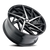Mazzi Freestyle Wheels Rims 20x8.5 5x115 Gloss Black Machined 35mm | 377-2864B