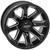 Quadboss® Blitz ATV Wheels Rims 14x7 4x136 - 4x137 Black Machined 10 | 608462