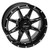 Quadboss® Slicer ATV Wheels Rims 14x7 4x110 Black Machined 35 | 608520