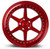 Aodhan Ds09 Wheels Rims 18x8.5 5x114.3 Candy Red W/ Chrome Rivets 35mm | DS91885511435R