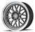 Aodhan Ah02 Wheels Rims 18x8.5 5x114.3 Hyper Black W/ Machined Lip 35mm | AH021885511435HB