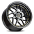 Aodhan Ds01 Wheel 19x9.5 5x114.3 Black Vacuum w/ Gold Rivets 15mm - FREE T-SHIRT INCLUDED! | DS119955114315VB