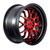 F1R F21 Wheels Rims 18x8.5 5x108 5x114.3 Candy Red W/ Black Lip 42mm | F2118855108R42-v2