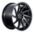 F1R F29 Wheels Rims 18x8.5 5x100 5x114.3 Double Black 38mm | F291885DB38