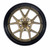 F1R F105 Wheels Rims 17x8.5 5x114.3 Gold W/ Black Lip 38mm | F1051785GBK38