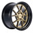 F1R F105 Wheels Rims 18x9.5 5x114.3 Gold W/ Black Lip 38mm | F10518955114GBK38