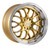 F1R F21 Wheels Rims 17x8.5 5x100 5x114.3 Machine Gold/Polish Lip V2 35mm | F211785MGP35-v2