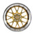 F1R F21 Wheels Rims 18x9.5 5x100 5x114.3 Machine Gold/Polish Lip V2 35mm | F211895MGP35-v2