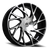 Luxxx Alloys Lux 32 Wheel 20x8.5 5x114.3 & 5x120 Gloss Black Machined Face 30mm | LUX32208551143120+30B-A2
