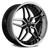 Marquee® M5331A Wheels Rims 20x10.5 5x112 Black Machined Stainless Lip 38 | 5331A20105511238BMSS