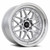 Vors Vr7 Wheels Rims 16x8 4x98 Silver Machined W/ Machined Lip & Chrome Rivets 20mm | VR0716808H20S-498