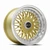 Vors Vr3 Wheels Rims 16x8 4x98 Gold W/ Machined Lip & Gold Rivets 20mm | VR0316808H20GD-498