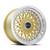 Vors Vr3 Wheels Rims 15x8 4x98 Gold W/ Machined Lip & Gold Rivets 20mm | VR0315808H20GD-498