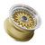 Vors Vr3 Wheels Rims 15x8 4x98 Gold W/ Machined Lip & Gold Rivets 20mm | VR0315808H20GD-498