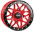 Dragonfire Racing® Typhon ATV Wheels Rims 15x10 4x156 Red 0 | 523210