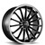 Azad® Az24 Wheels Rims 20x10.5 5x112 Black Stainless Lip 42 | AZ24201055112+42B/SSL