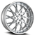 Azad® Az822 Wheels Rims 22x9.5 6x5.5 (6x139.7) Brushed Chrome Stainless Lip 25 | AZ82222956139+25BR/SSL