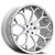 Azad® Az99 Wheels Rims 20x9 5x4.5 (5x114.3) Brushed Silver Stainless Lip 35 | AZ992095114+35BR/SSL