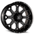 Force Off-Road® F44 Wheels Rims 22x12 5x5.5 (5x139.7) 5x150 Black Milled -44  | F4422125139.7/150-44B/M