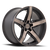 Niche M271 Teramo Wheel 18x8 5x108 Matte Black Machined With Double Dark Tint 40mm - FREE T-SHIRT INCLUDED! | M271188031+40