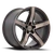 Niche M271 Teramo Wheel 18x8 5x112 Matte Black Machined With Double Dark Tint 30mm - FREE T-SHIRT INCLUDED! | M2711880F8+30