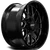 Built Off-Road Bto-3 Wheels Rims 20x9 6x135 6x139.7 Gloss Black Milled 0mm | 20912H-0BT03BM