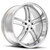 Xix X15 Wheels Rims 22x10.5 5x4.5 (5x114.3) Silver Machined w/ Stainless Lip 38 | X152210523+38SMS