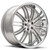 Xix X23 Wheels Rims 22x9 5x112 Silver Machined w/ Stainless Lip 35 | X23229022+35SMS