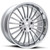 Xix X59 Wheels Rims 22x9 5x112 Silver Brushed w/ Stainless Lip 25 | X59229022+25SBS
