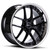 Xix X61 Wheels Rims 20x8.5 5x112 Gloss Black w/ Stainless Lip 35 | X61208522+35BLS