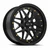 Vors Vr7 Wheels Rims 16x7 4x100 4x114.3 Black W/ Gold Rivets 38mm | VR0716708H38BK