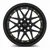 Vors Vr7 Wheels Rims 16x7 4x100 4x114.3 Black W/ Gold Rivets 38mm | VR0716708H38BK
