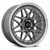 Vors Vr7 Wheels Rims 16x7 4x108 Gunmetal W/ Machined Lip & Chrome Rivets 38mm | VR0716708H38GM-408