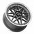 Vors Vr7 Wheels Rims 16x7 4x98 Gunmetal W/ Machined Lip & Chrome Rivets 38mm | VR0716708H38GM-498