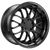 F1R F21 Wheels Rims 19x8.5 5x100 5x114.3 Satin Black W/ Gloss Black Lip 35mm | F211985SB35