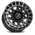 Vision Savage 349 Wheel 17x8 5x100 Gloss Black With Machined Lip 40mm | 349-7844GBML40
