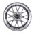 F1R F21 Wheels Rims 18x8.5 5x112 5x114.3 Hyper Black W/ Polished Lip V2 30mm | F2118855112HB30-v2
