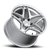 Kansei K15H Astro Wheels Rims 19x10.5 5x112 Hyper Silver 22mm | K15H-191517+22