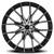 DOORBUSTER PRICING! - Cavallo Clv-36 Wheel 22x9.5 5x115 & 5x120 Gloss Black & Machined 15mm | CLV-3622955115120+15BM