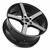 Vors Tr5 Wheels Rims 18x8 5x112 Black Machined Face 35mm | TR05188051435BKF-512