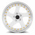 Vors Vr2 Wheels Rims 18x8 5x120 White W/ Machined Lip & Gold Rivets 35mm | VR02188051435W-520