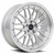 Vors Vr8 Wheels Rims 20x8.5 5x115 Silver W/ Machined Lip & Chrome Rivets 35mm | VR08208551435S-515