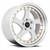 Vors Vr2 Wheels Rims 18x9 5x115 White W/ Machined Lip & Gold Rivets 35mm | VR02189051435W-515