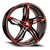 Hd Fly-Cutter Wheel 20x8.5 5x114.3 Red 35mm | FC20856535BKM-R