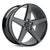 Inovit Rotor Wheels Rims 22x10.5 5x115 Satin Black Machined & Milled W/ Dark Tint 20mm | 09622P5U20KMFCBTDTM1ANC