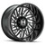 Hostile Syclone H131 Wheels Rims 20x9 8x180 Blade Cut Black 12mm | H131-2090818055B
