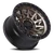 DOORBUSTER PRICING! - Lock Offroad Lunatic Wheel 17x9 6x139.7 Matte Bronze w/ Matte Black Ring -12mm - FREE T-SHIRT INCLUDED! | LUNATIC-7969MRMBR