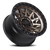 DOORBUSTER PRICING! - Lock Offroad Lunatic Wheel 20x10 5x127 Matte Bronze w/ Matte Black Ring -18mm - FREE T-SHIRT INCLUDED! | LUNATIC-2157MRMBR